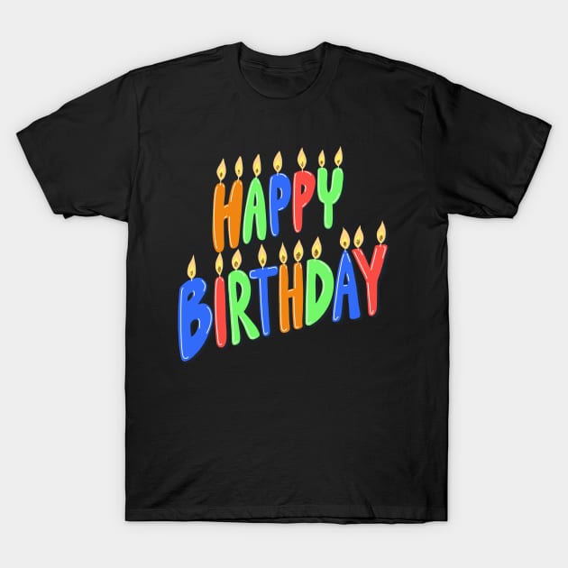 Happy Birthday Boy T-Shirt by WalkingMombieDesign